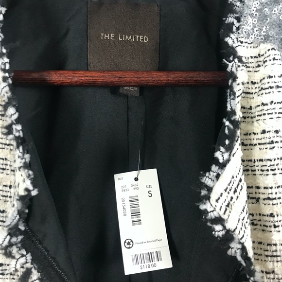 NWT The Limited Sequin Blazer - Picture 2 of 5